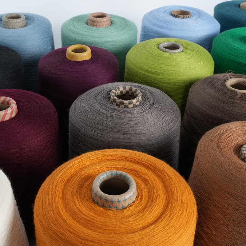 خيوط مزيج، 48 نانومتر/2، 80% قطن، 20% رامي مُمشط